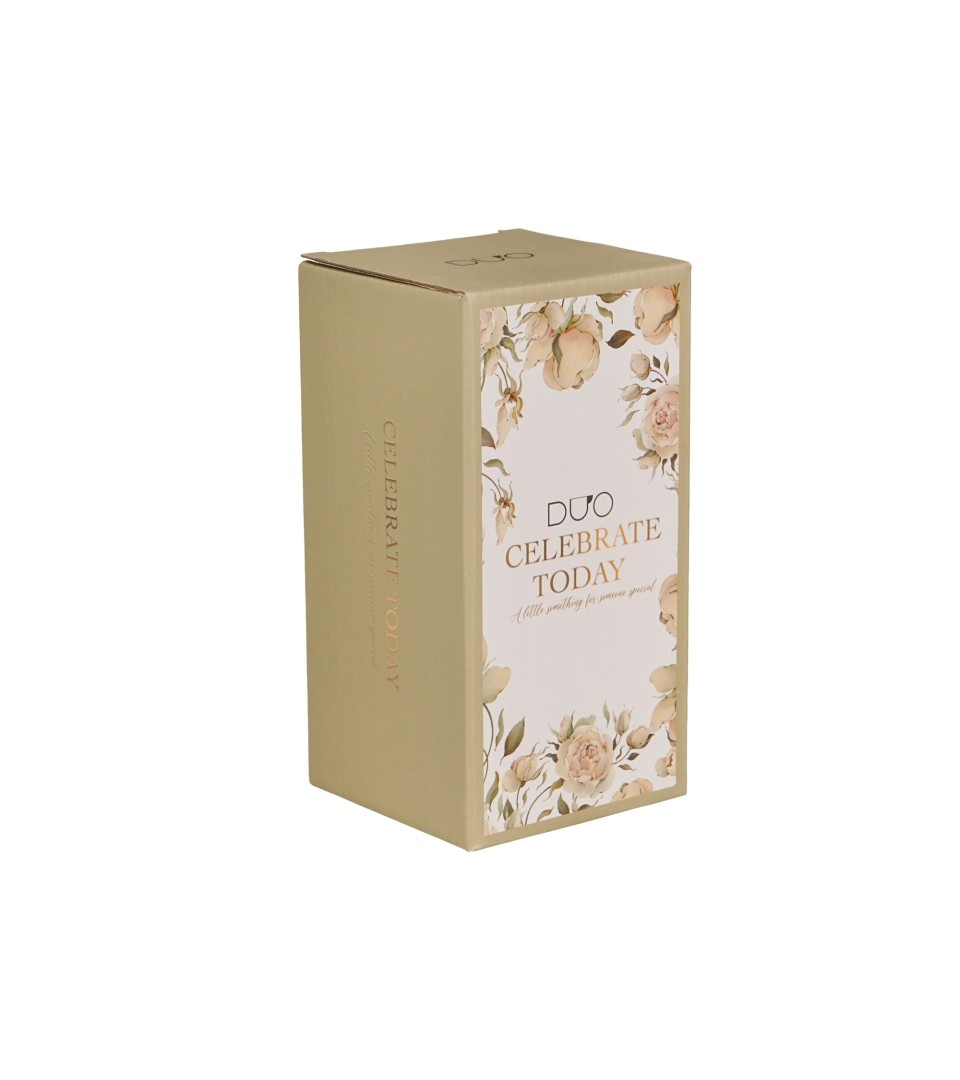 Kubek termiczny Duo prosty 600ml English Roses White