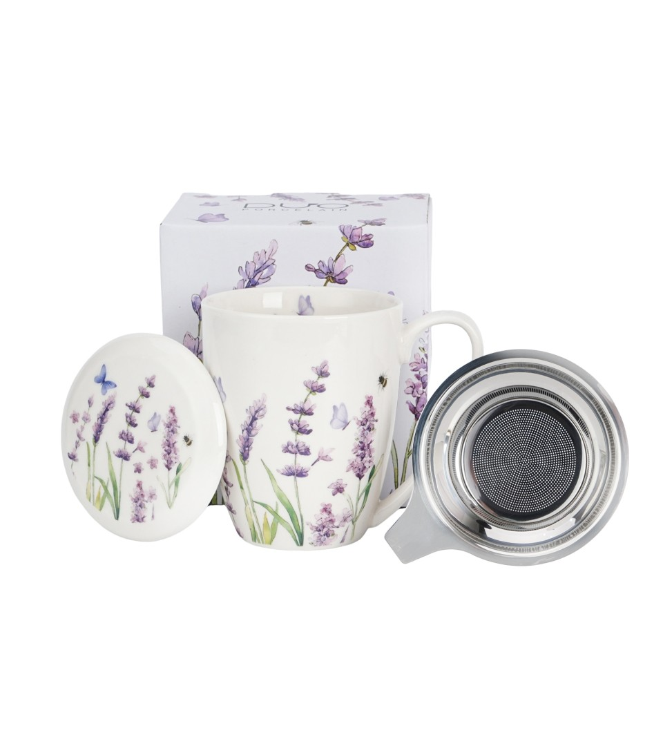 Kubek DUO Classic 360ml z zaparz Classic Lavender
