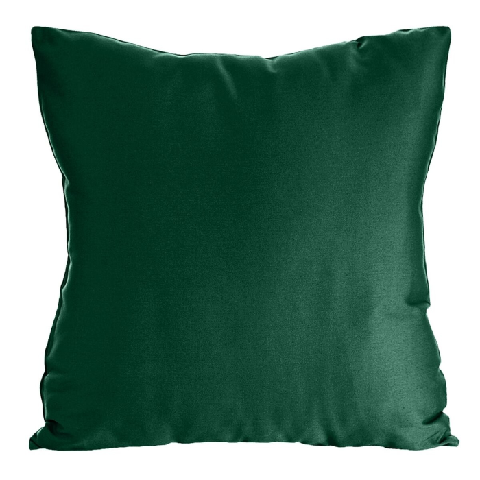 Poszewka satyna baweł. jednobarwna 40x40 ciemny zielony