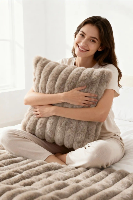 Koc Bunny 220x240 Taupe
