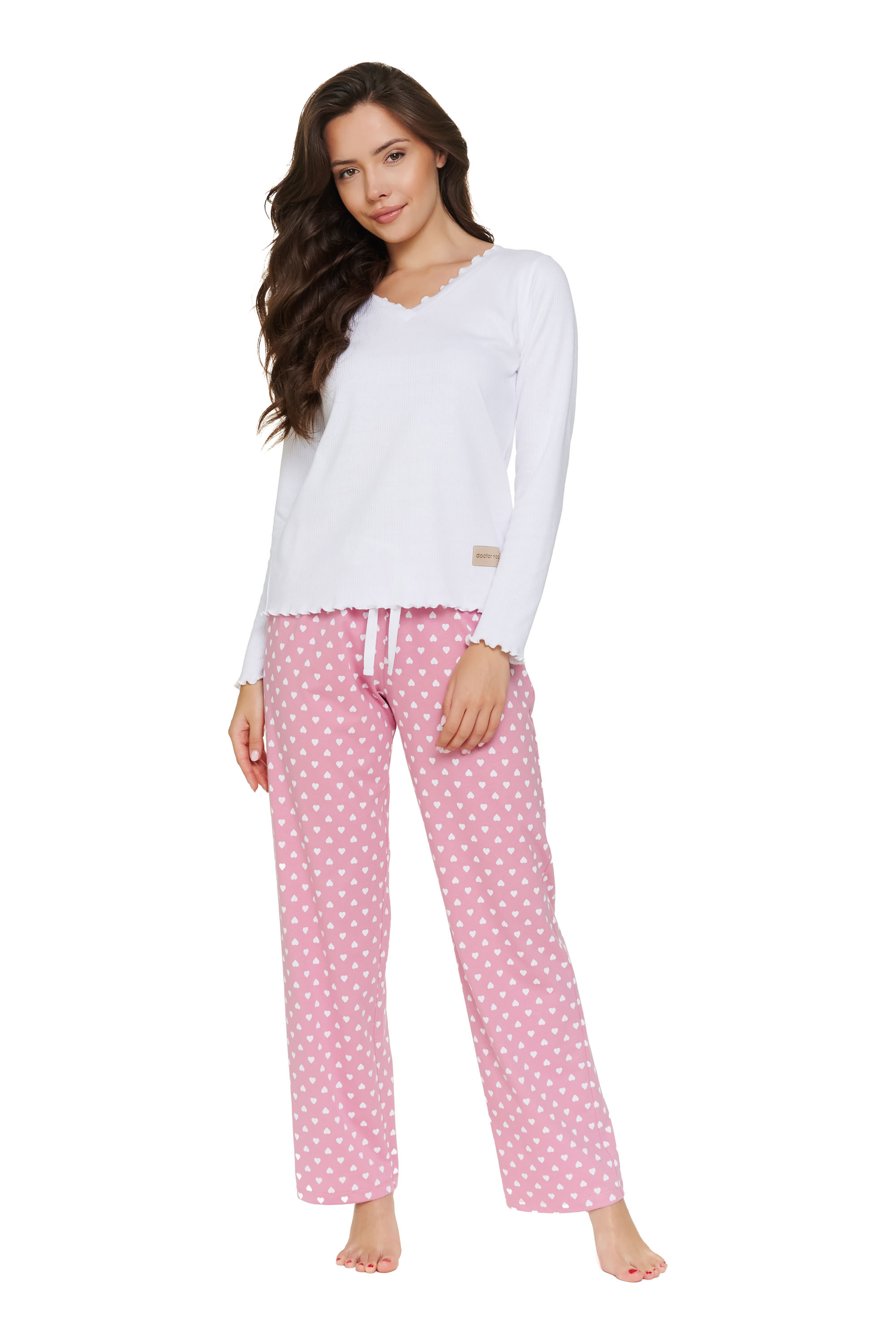 Piżama Dr Nap damska PM.7563 Hearts XXL