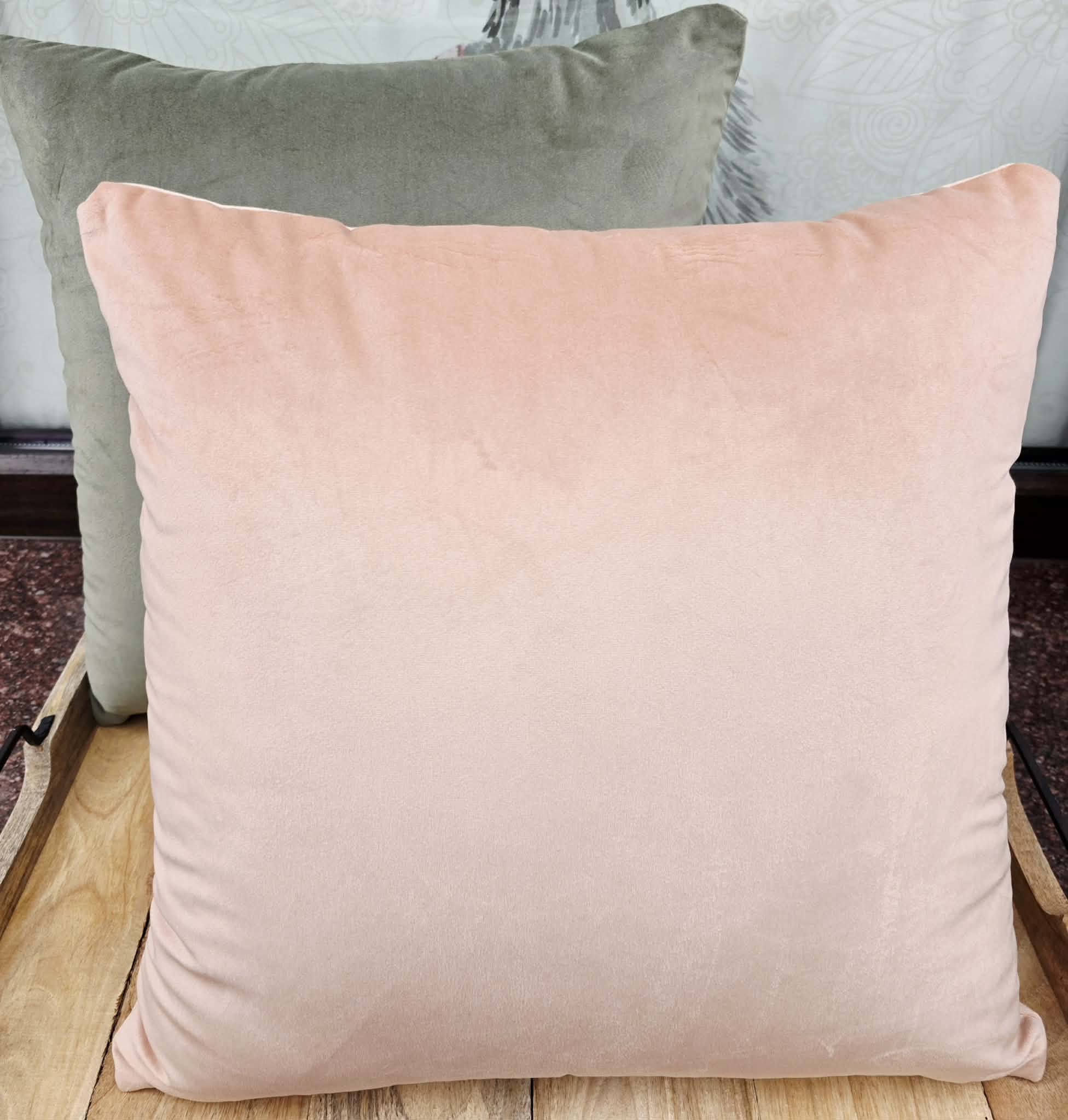Poszewka Martuli Velur Magic 45x45 2261 pastelowa brzoskwinia