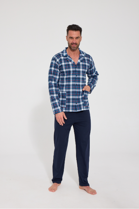 Piżama Cornette męska rozpinana 114/86 XL