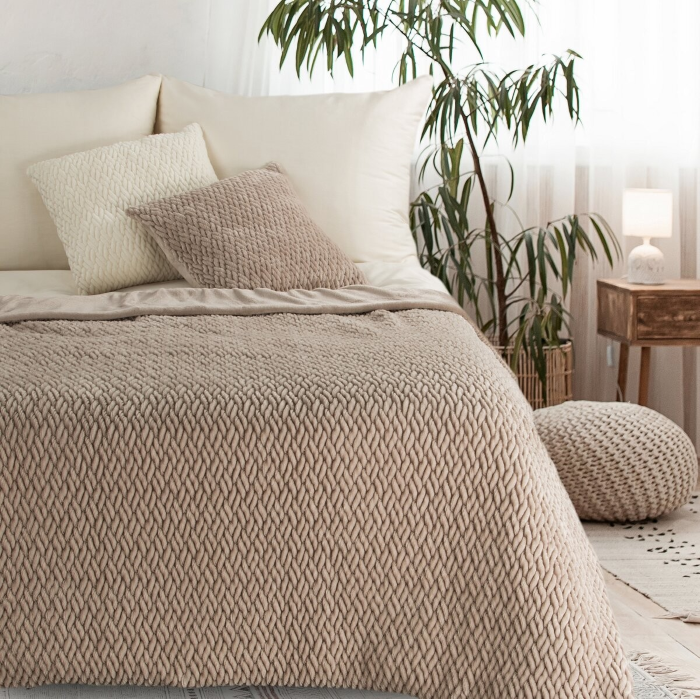 Koc Kayla 130x160 beż