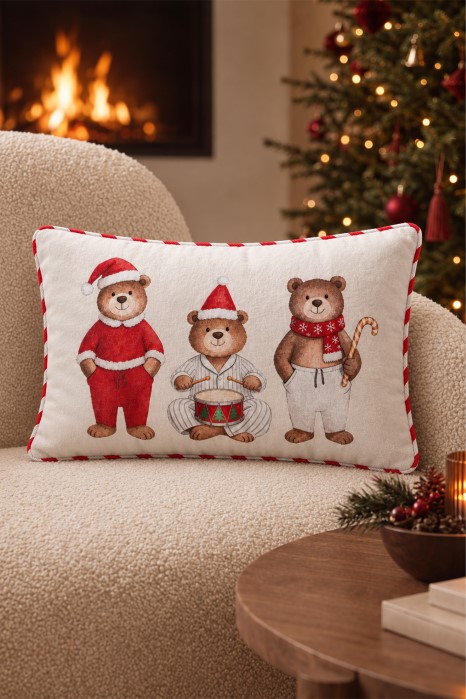 Poszewka 30x50 Pyjama Bear Trio