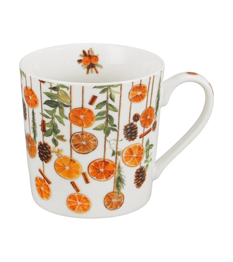 Kubek DUO 360ml w opakowaniu domek WINTER FRUITS