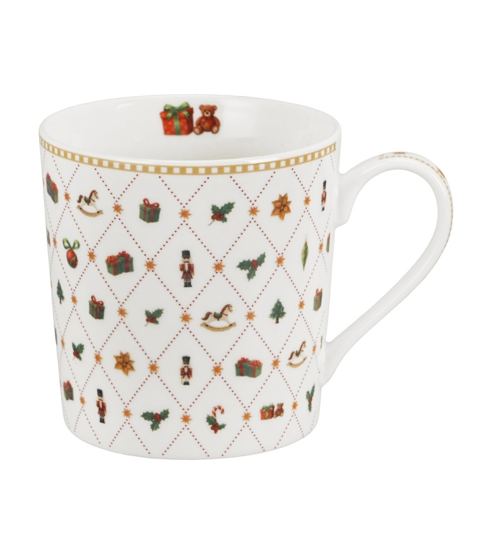 Kubek DUO 360ml w opakowaniu domek ORNAMENT JOY