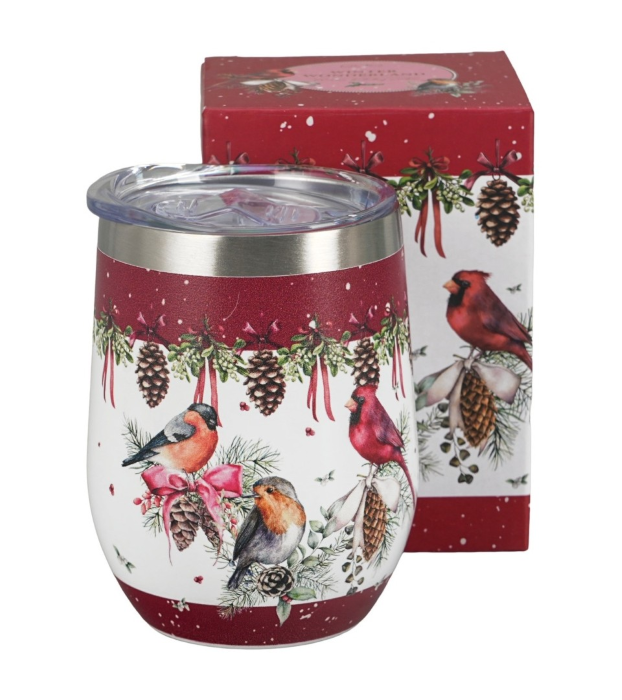 Kubek termiczny Duo 330ml BIRDS OF WINTER