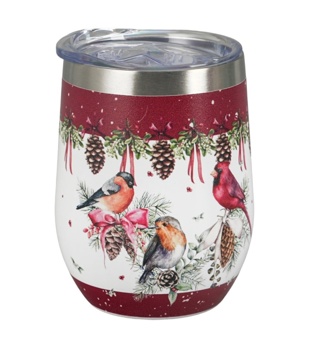 Kubek termiczny Duo 330ml BIRDS OF WINTER