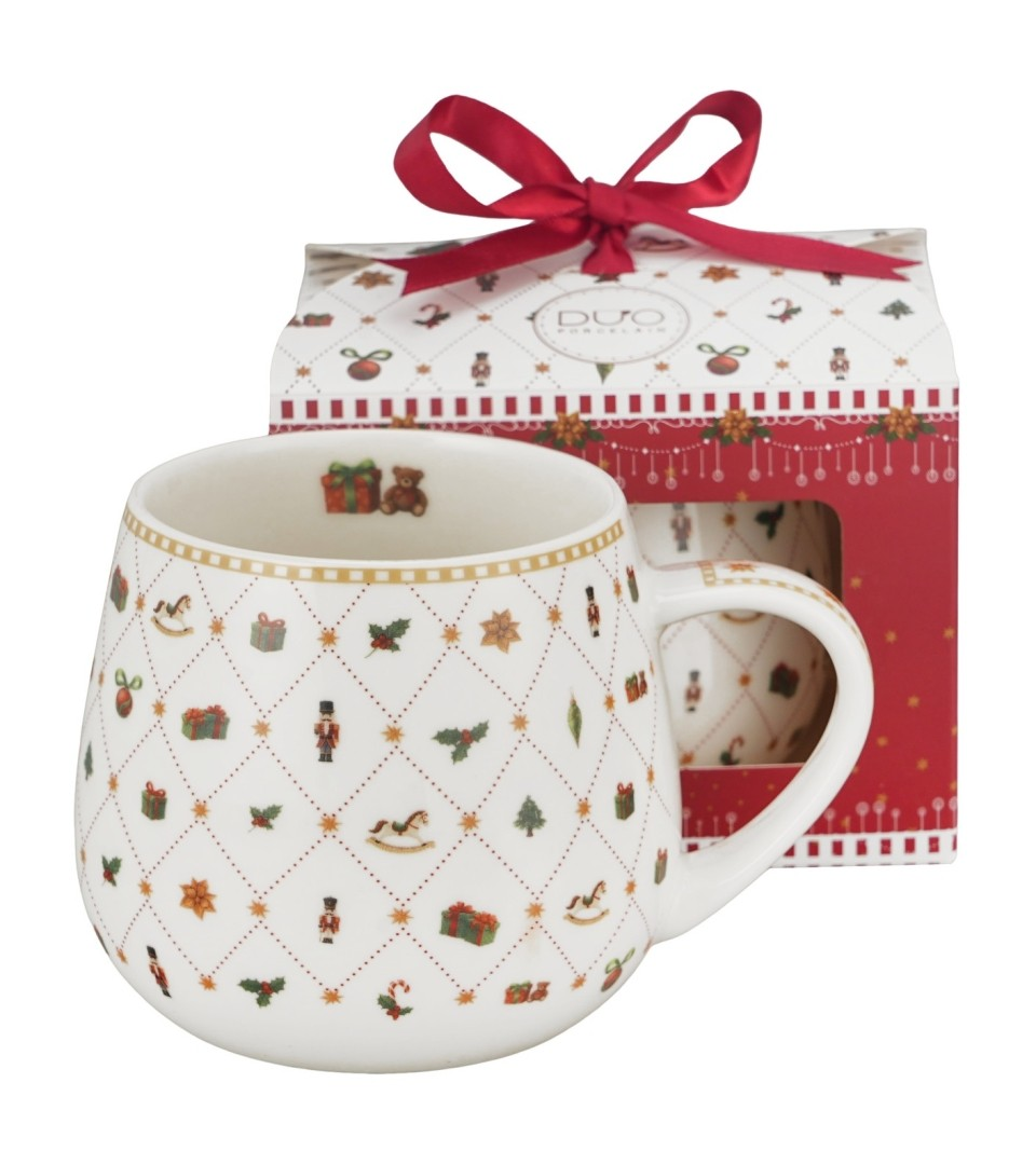 Kubek DUO Baryłka 430ml ORNAMENT JOY