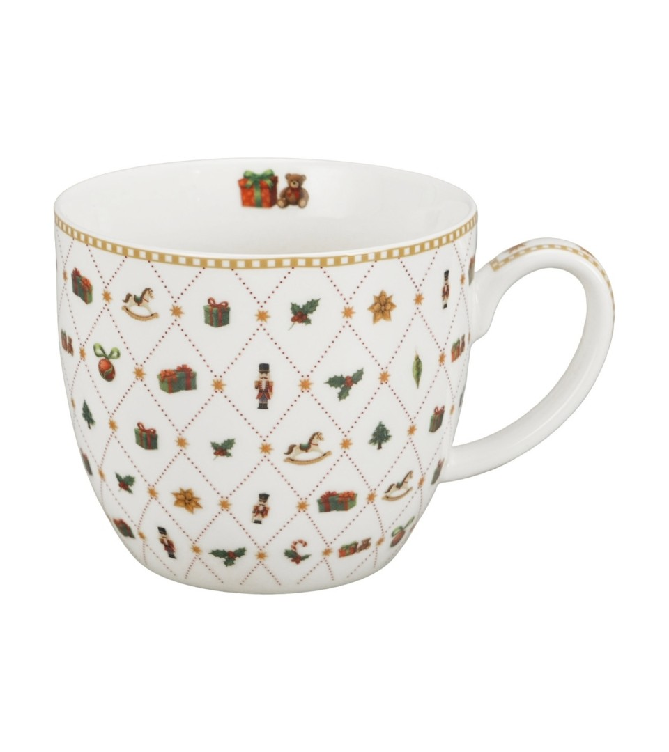 Kubek DUO 460 ml w koszyczku ORNAMENT JOY