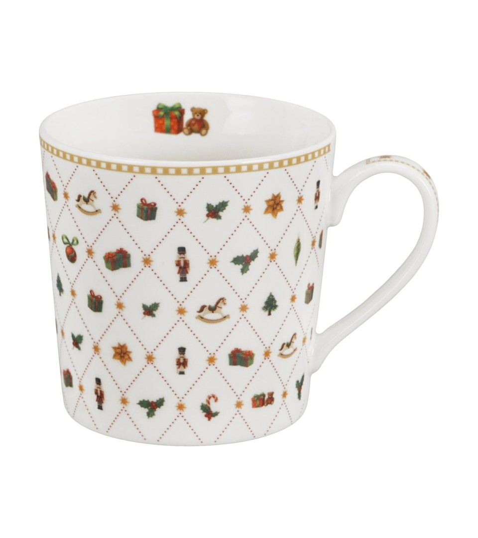 Kubek DUO 360ml w opakowaniu choinka ORNAMENT JOY