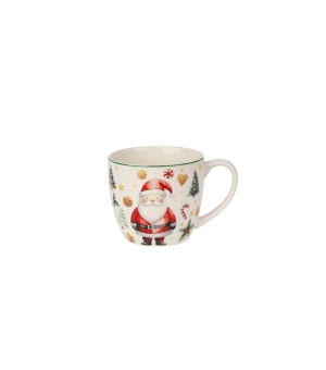 Kubek DUO 460 ml w koszyczku Santa Claus