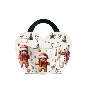 Kubek DUO 460 ml w koszyczku Christmas Cuties