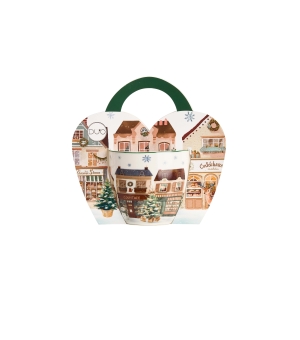 Kubek DUO 460 ml w koszyczku Christmas City 2