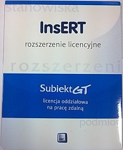 SUBIEKT GT licencja oddział.,praca zdalna