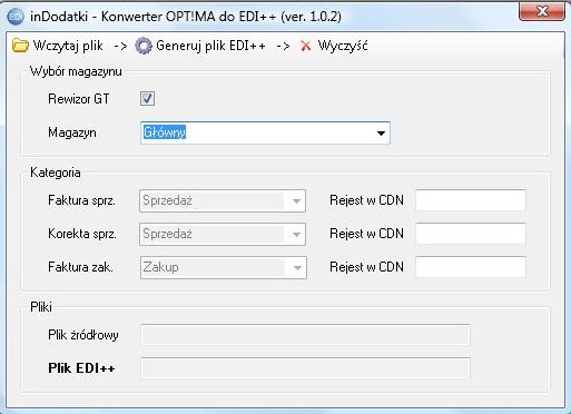 Eksport dokumentów z Comarch CDN OPTIMA do Insert