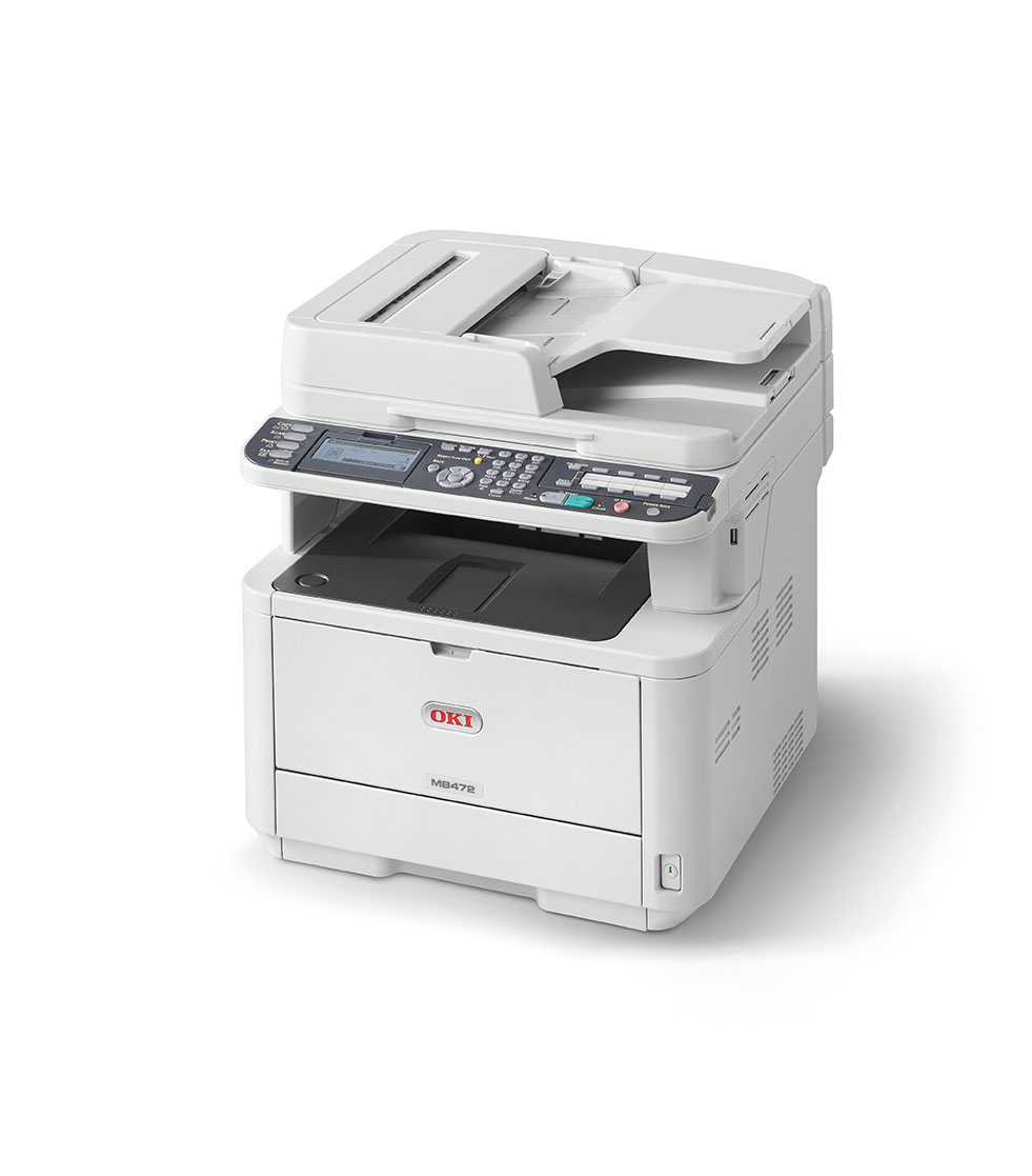 OKI  MONO MB472dnw MFP druk/kop/skan/faks USB LAN