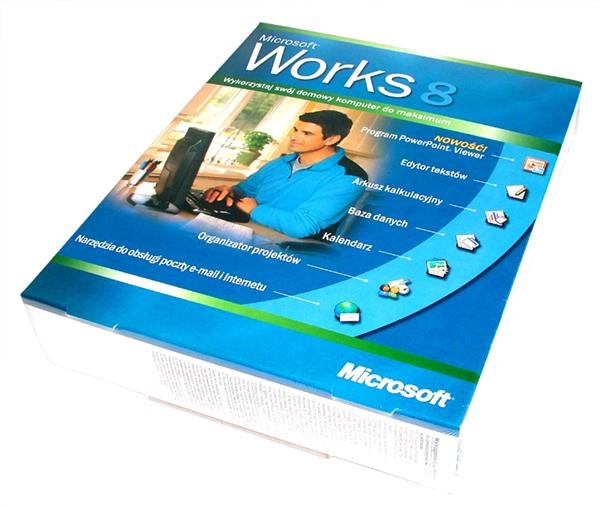 MICROSOFT WORKS 8,0 PL BOX