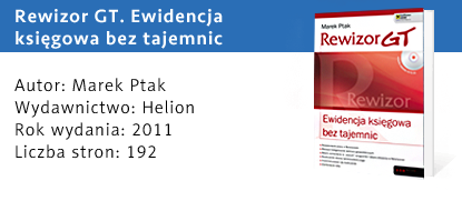 Podręcznik Rewizor GT - Ewidencja księgowa ..
