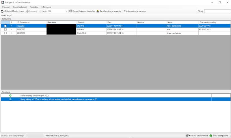 SubSync program do integracji 1 rok
