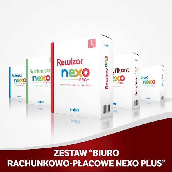 ZESTAW BIURO RACH.-PŁAC. nexo PRO+ (Ra+Re+Gr+Su+B)