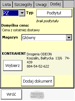 Menager Magazynu  Kolektor - CE  FS, FZ, WZ, PZ...