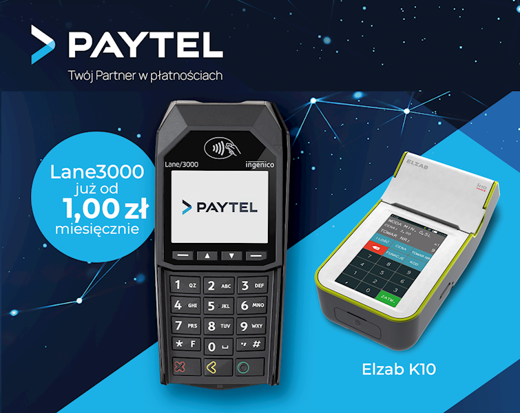 KASA ELZAB K10 ONLINE Z TERMINALEM 3L
