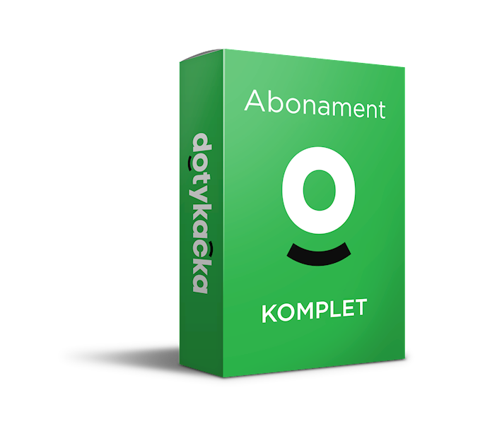 ABONAMENT DOTYKACKA KOMPLET 12M