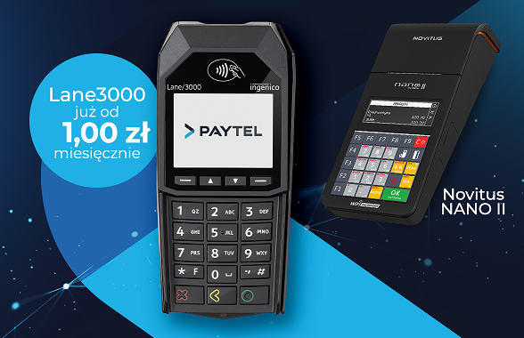 KASA NOVITUS NANO II ONLINE Z TERMINALEM 3L