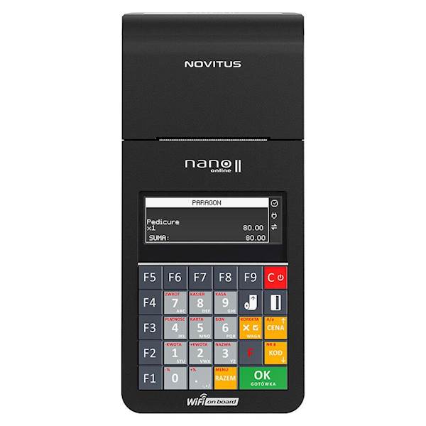 KASA NOVITUS NANO II ONLINE Z TERMINALEM 2L