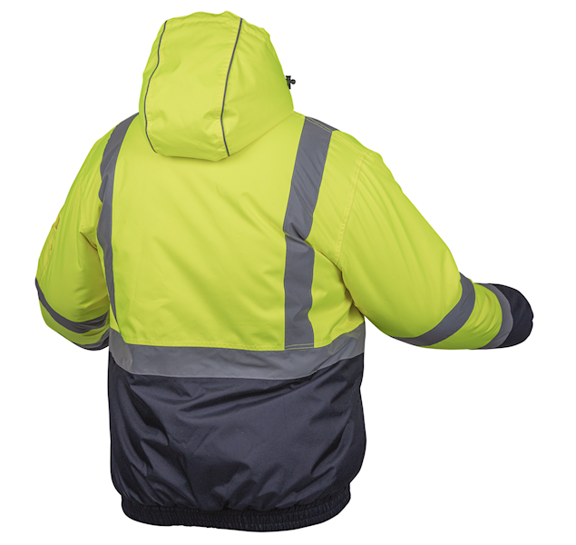 OKER KURTKA OSTRZEGAWCZA ŻÓŁTO/POMARAŃCZOWA/GRANAT S-3XL