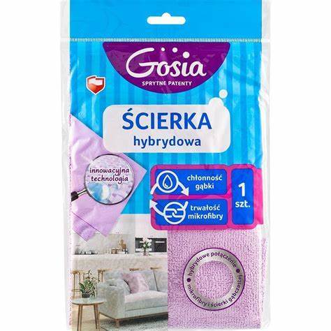GOSIA ŚCIERKA HYBRYDOWA MIKROFIBRA 1SZT