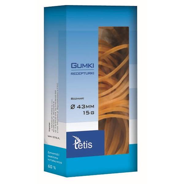 GUMKA RECEPTURKA 43MM. 15G.TETIS