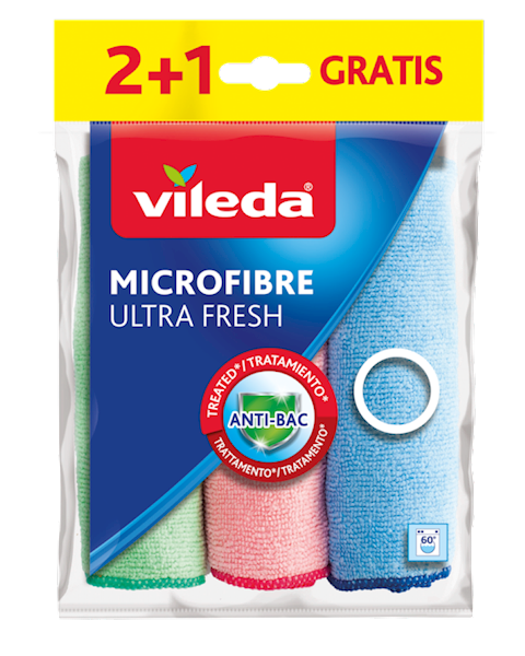 VILEDA ŚCIERKA ULTRA FRESH 2+1 