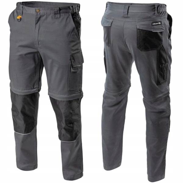 EDGAR II SPODNIE OCHRONNE GRAFITOWE S-3XL