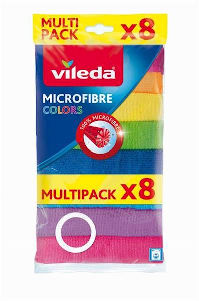 VILEDA ŚCIERKA MIKROFIBRA COLORS A'8