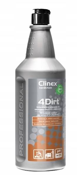 CLINEX 4 DIRT USUWANIE TŁUSTYCH ZABRUDZEŃ 1L.