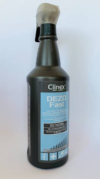 CLINEX DEZOFAST DEZYNFEKCJA MYCIE 1 L