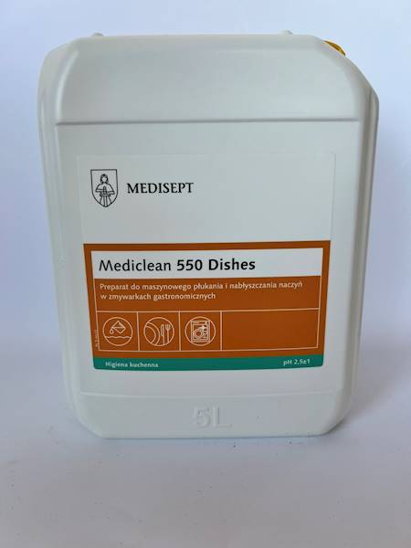 MEDICLEAN MC 550 PŁUKANIE I NABŁYSZCZANIE ZMYW. 5L