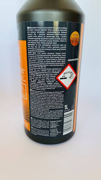 CLINEX FAST GLAST TŁUSZCZE ZABRUDZENIA 1 L