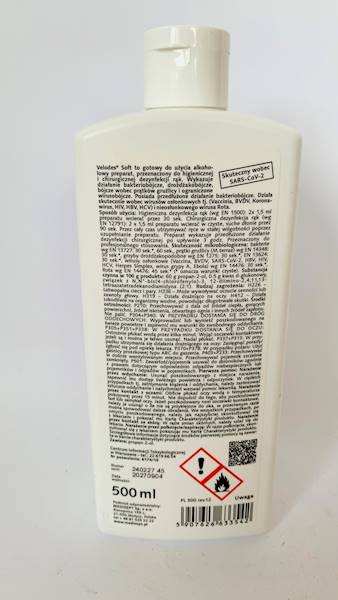 MEDICLEAN VELODES DO DEZYNFEKCJI RĄK 500ML
