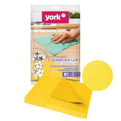 ŚCIERKA UNIWERSALNA YORK LUX JAK BAWEŁNA 8+2SZT.
