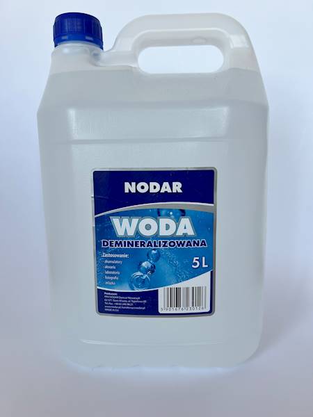 WODA DEMINERALIZOWANA 5L.
