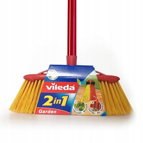 VILEDA SZCZOTKA GARDEN ZEWNĘTRZNA Z KIJEM