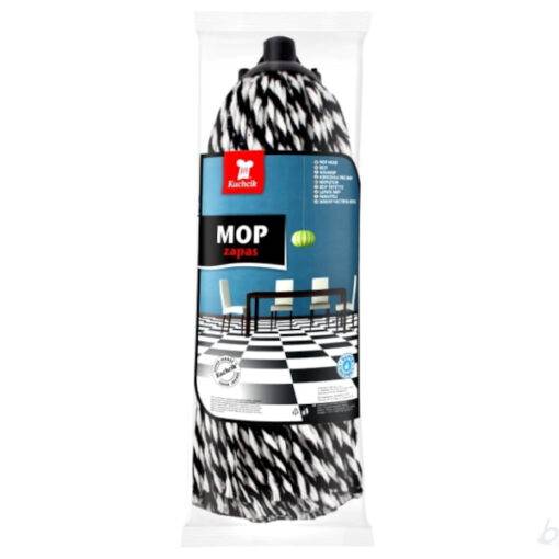 MOP AKU SZNURKOWY ZEBRA CZARNY KUCHCIK