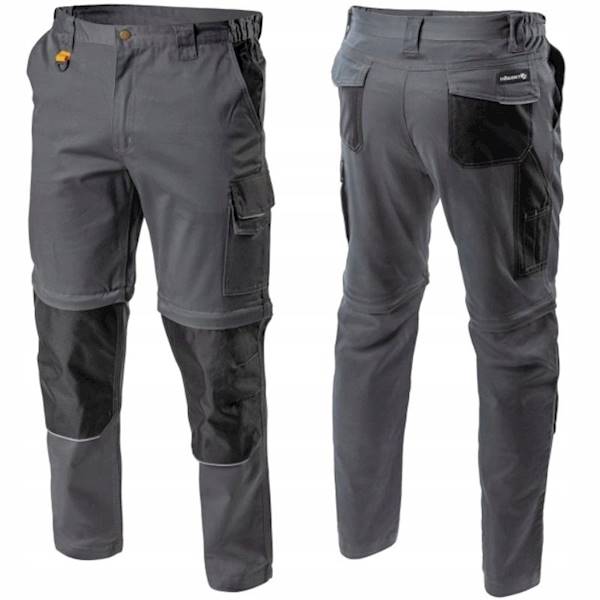 EDGAR II SPODNIE OCHRONNE GRAFITOWE S-3XL