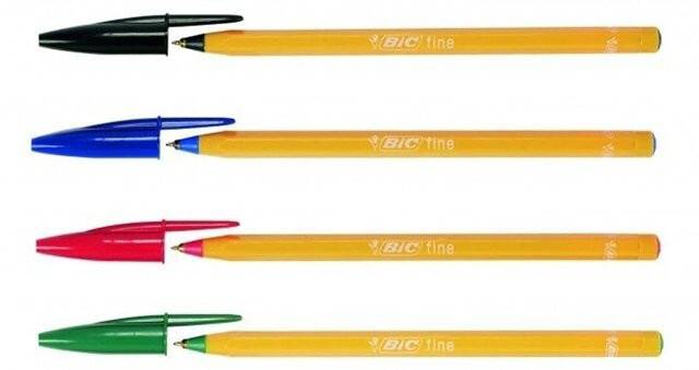 DŁUGOPIS BIC ORANGE MIX KOLOR 