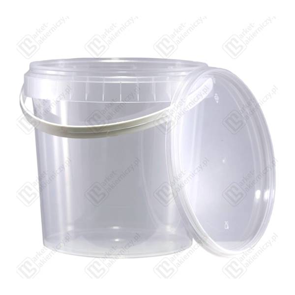 WIADERKO Z WIECZKIEM TRANSPARENT 1L