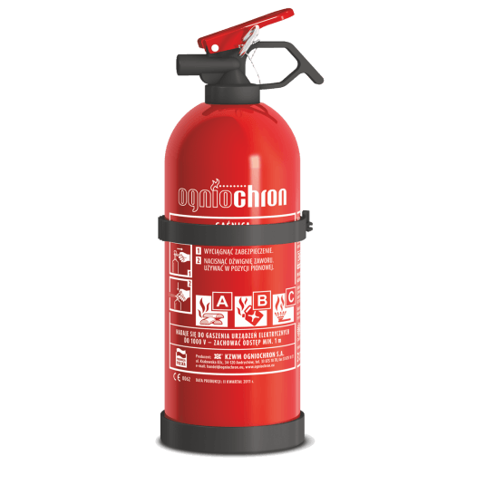 GAŚNICA PROSZKOWA 1kg GP-1z ABC